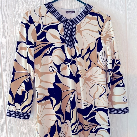 J. McLaughlin Women's Catalina Cloth Nylon/Spandex Blend Dress size small - Picture 3 of 4